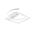 Plafonnier moderne blanc, Emine, 23,5W, 4000K LED