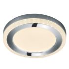 Lampe plafond moderne blanche, Oba, 16W, RGBW LED, avec télécommande