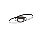 Lampe plafond moderne anthracite, Sarama, 27W, 3000K LED