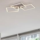 Lampe plafond moderne chromée, Margaux, 31W, 3000K LED