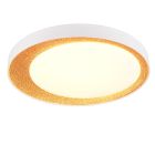 Lampe plafond moderne dorée, Nurettin, 24W, blanc chaud à froid réglable LED, gradable en 3 étapes