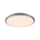 Lampe plafond moderne grise, Celine, 20W, 3000K LED, gradable en 3 étapes