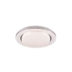 Lampe plafond moderne blanche, Alpha, 22W, blanc chaud à froid réglable LED, avec télécommande