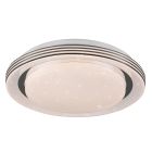 Lampe plafond moderne blanche, Alpha, 10,5W, blanc chaud à froid réglable LED, avec télécommande