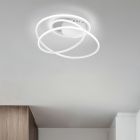 Lampe plafond design blanche, Marell, 36W, 4000K LED, gradable en 3 étapes
