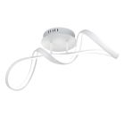 Plafonnier design blanc, Renso, 28W, 4000K LED, gradable en 3 étapes