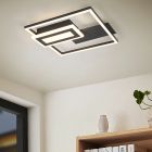 Lampe plafond design noire, Shun, 22W, 3000K LED