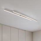 Lampe plafond moderne nickel, Sangeeta, 22W, 3000K LED