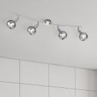 Spot plafond moderne chromé, Omari