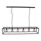 Suspension table à manger noire industrielle, Redox