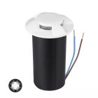 Spot encastré extérieur blanc moderne, Marcus, 1W, 6500K LED, IP67