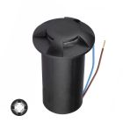 Spot encastré extérieur noir moderne, Marcus, 1W, 6500K LED, IP67