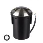 Spot encastré extérieur argenté moderne, Marcus, IP67