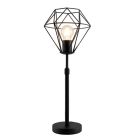 Lampe de table noire industrielle, Jochem, avec interrupteur