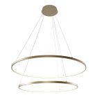 Suspension dorée design, Kubra, 60W, blanc chaud à froid réglable LED