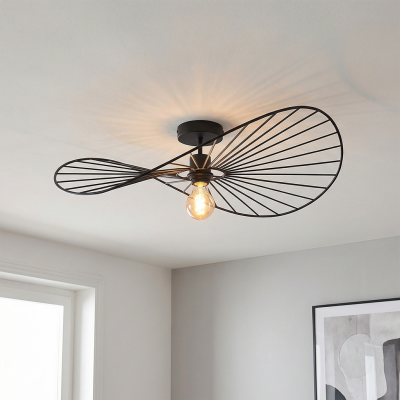 Plafonnier noir moderne, Jolinda