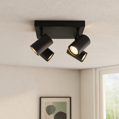 Spot plafond noir moderne, Elena