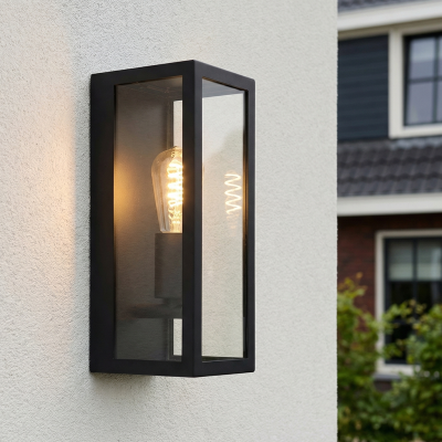 Luminaire extérieur noir moderne, Senne, IP44