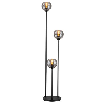 Lampadaire gris design, Giada, avec interrupteur