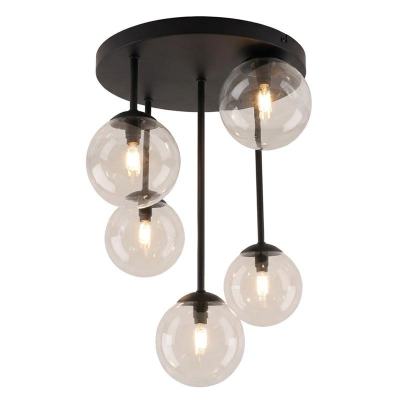 Plafonnier transparent design, Stacy