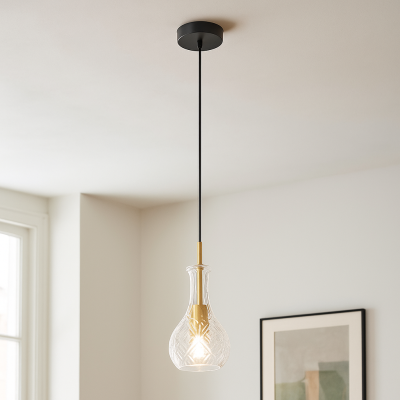 Suspension transparente design, Danny