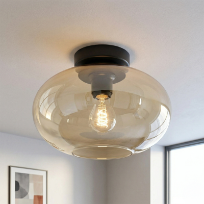 Plafonnier ambre design, Luca