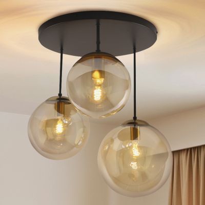Plafonnier ambre design, Dolf