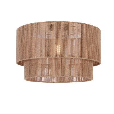 Plafonnier marron rustique, Selena