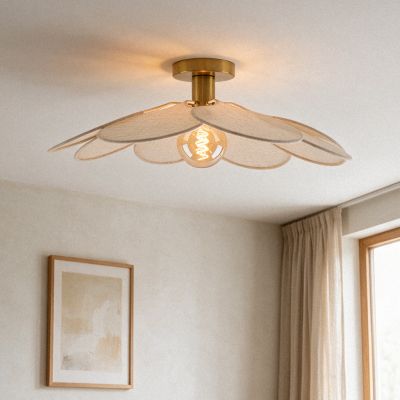 Plafonnier beige Japandi, Nena