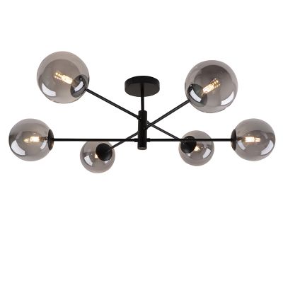 Plafonnier gris design, Remo