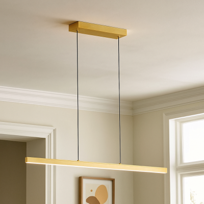 Suspension laiton moderne, Iwan, 18W, 2700K LED