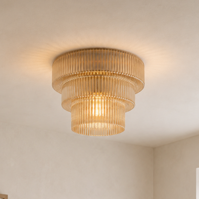 Plafonnier ambre rétro, Paris