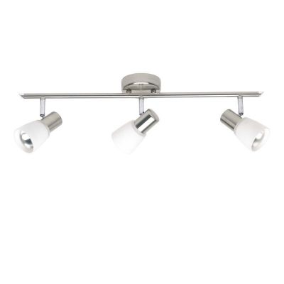 Spot plafond chromé en métal, Alaya