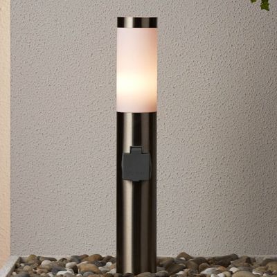 Luminaire extérieur nickel en plastique, Tom, IP44