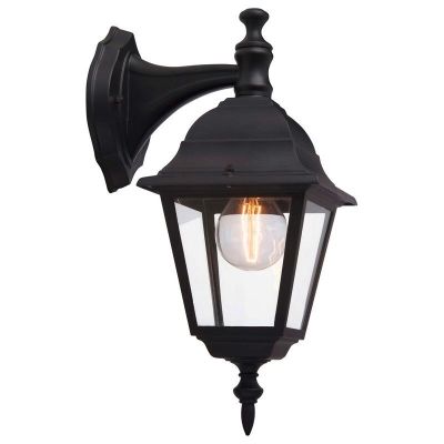 Luminaire extérieur noir classique, Adelyn, IP23