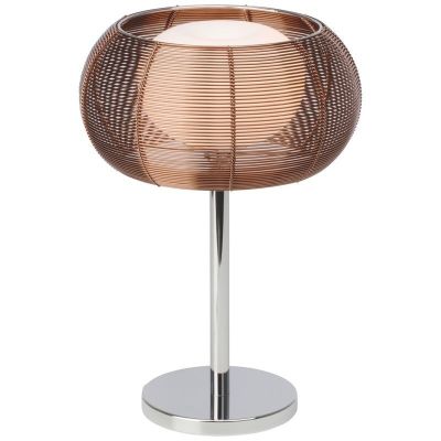 Lampe de table bronze moderne, Amela, avec interrupteur