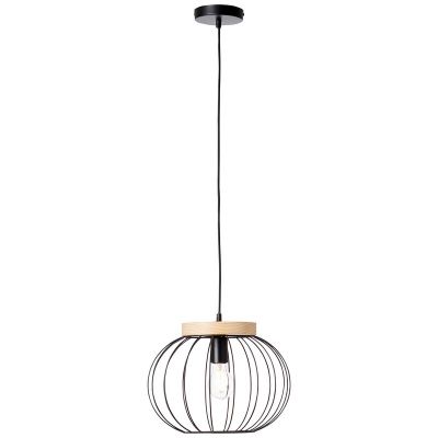 Suspension en bois noire, Donato