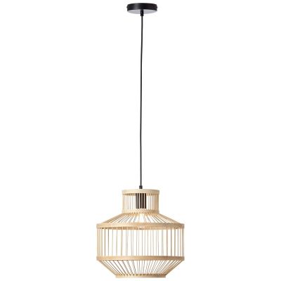 Suspension en bois noire, Luit