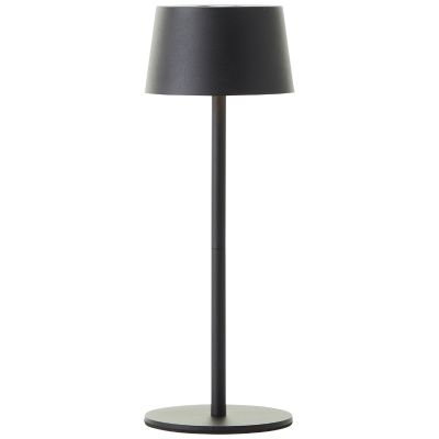 Lampe de table extérieur noire moderne, Petter, 2W, 3000K LED, IP44, gradable en 3 étapes