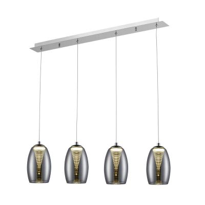 Suspension chromée moderne, Aliyah, 5W, 3000K LED