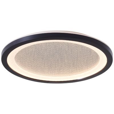 Panneau LED plafonnier noir moderne, Yamal, 16W, 3000K LED