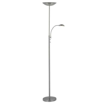 Lampadaire chromé moderne, Elina, 18W, 3000K LED