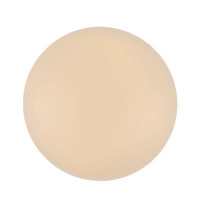 Plafonnier avec capteur blanc en plastique, Djalissa, 12W, 3000K LED, IP44