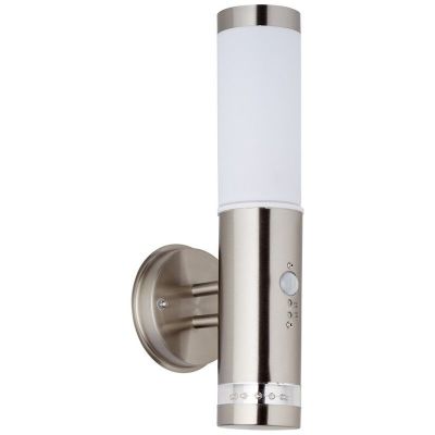 Applique extérieur avec détecteur de mouvement chromée en plastique, Sage, 4W, 3000K LED, IP44
