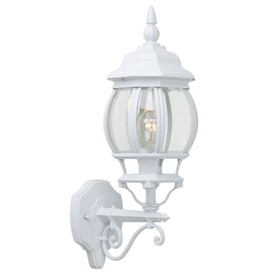Luminaire extérieur blanc classique, Liena, IP23