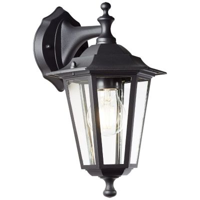 Luminaire extérieur noir classique, Radha, IP44