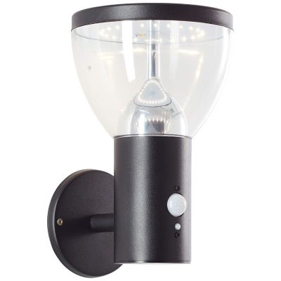 Applique solaire extérieur noire moderne, Saar, 3W, 3000K LED, IP44