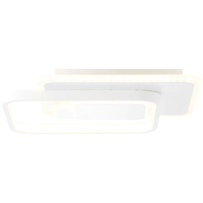 Plafonnier blanc moderne, Ramiz, 24W, 3000K LED