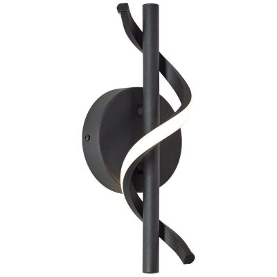 Applique murale noire design, Mateusz, 6W, 4000K LED