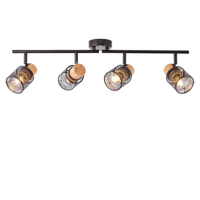 Spot plafond en bois noir, Sherona